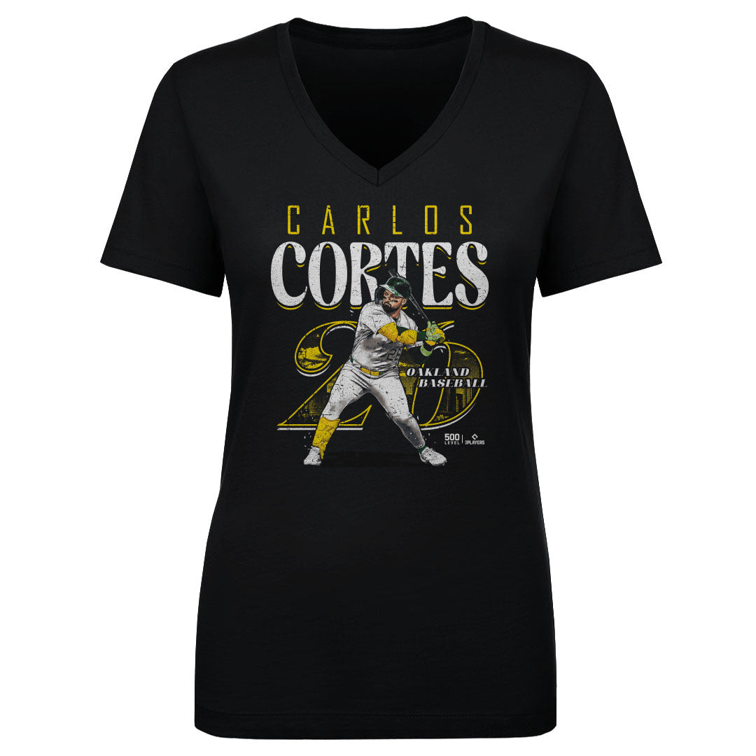 Carlos Cortes Women's V-Neck T-Shirt | 500 LEVEL