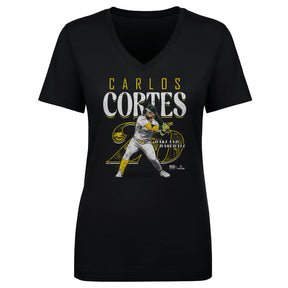 Carlos Cortes Women's V-Neck T-Shirt | 500 LEVEL