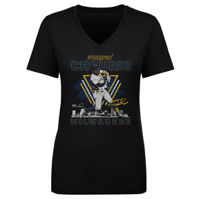 Jackson Chourio Women's V-Neck T-Shirt | 500 LEVEL