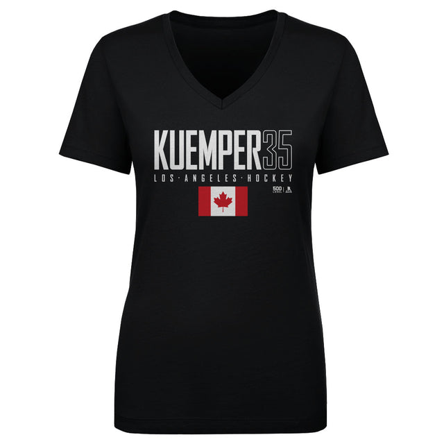 Darcy Kuemper Women's V-Neck T-Shirt | 500 LEVEL