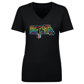 Kansas City Current Women's V-Neck T-Shirt | 500 LEVEL