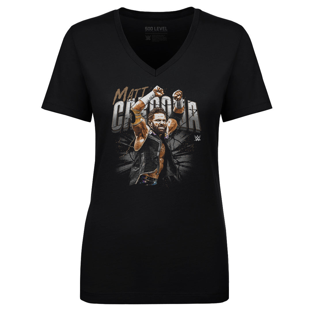 Matt Cardona Women's V-Neck T-Shirt | 500 LEVEL