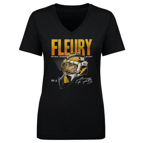 Marc-Andre Fleury Women's V-Neck T-Shirt | 500 LEVEL