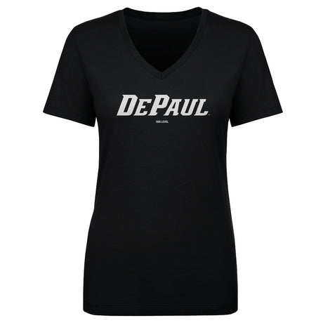 DePaul Blue Demons Women's V-Neck T-Shirt | 500 LEVEL