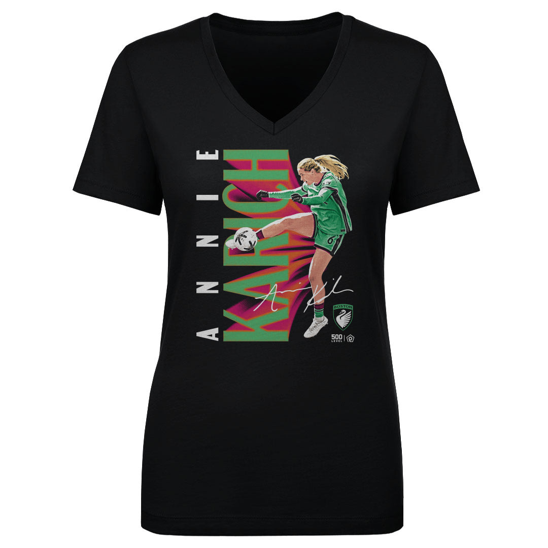 Annie Karich Women's V-Neck T-Shirt | 500 LEVEL