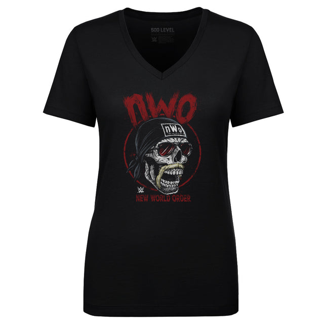 nWo Women's V-Neck T-Shirt | 500 LEVEL