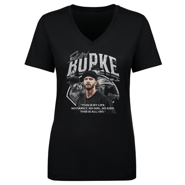 Sean Burke Women's V-Neck T-Shirt | 500 LEVEL