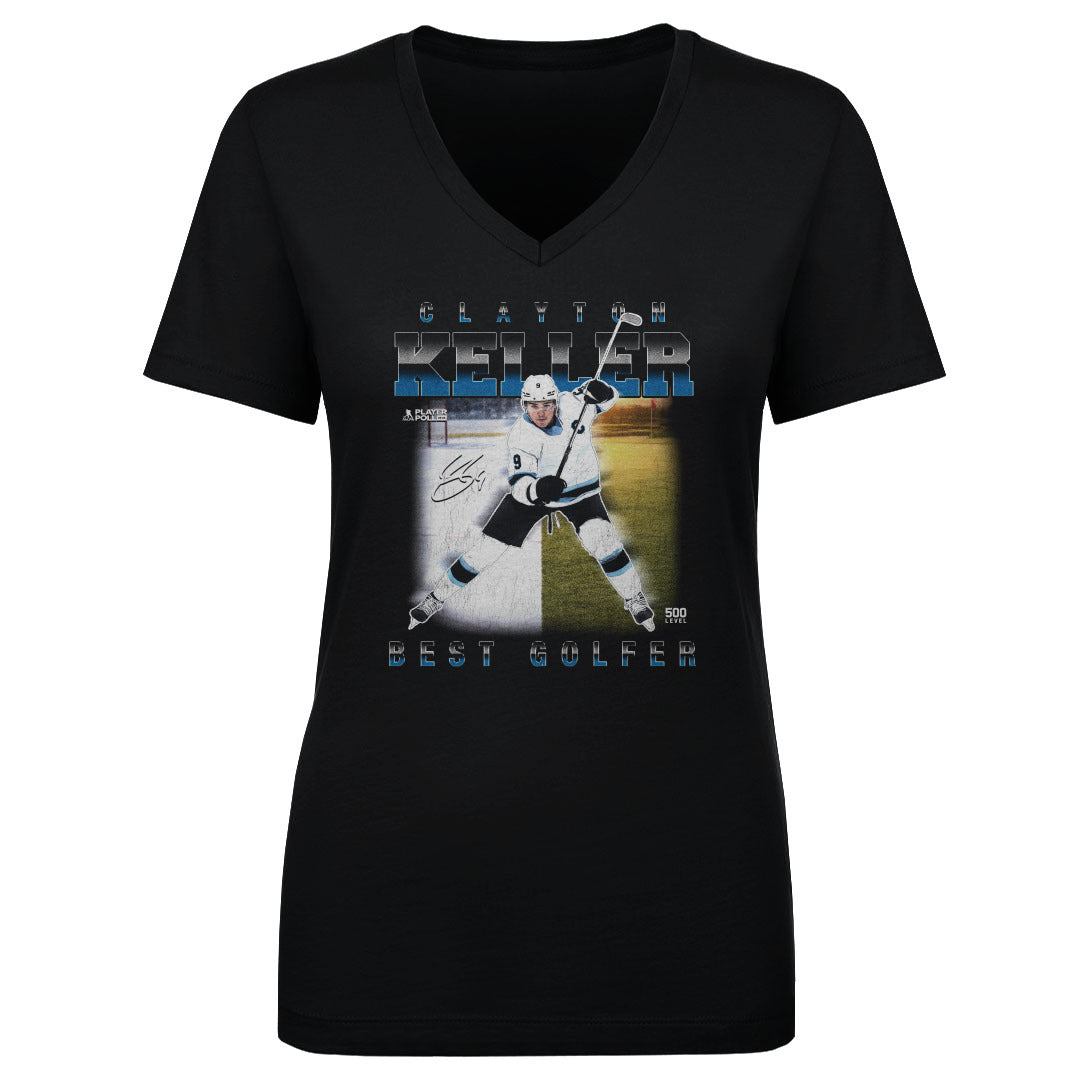 Clayton Keller Women's V-Neck T-Shirt | 500 LEVEL