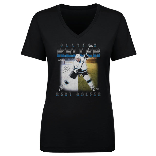 Clayton Keller Women's V-Neck T-Shirt | 500 LEVEL