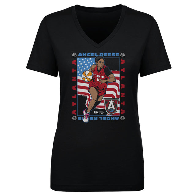 Angel Reese Women's V-Neck T-Shirt | 500 LEVEL