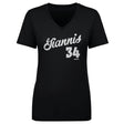 Giannis Antetokounmpo Women's V-Neck T-Shirt | 500 LEVEL