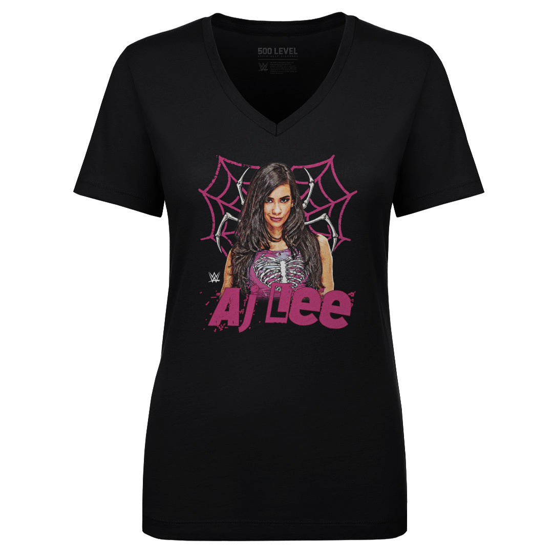 AJ Lee Women's V-Neck T-Shirt | 500 LEVEL