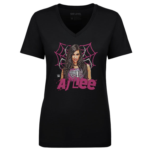 AJ Lee Women's V-Neck T-Shirt | 500 LEVEL