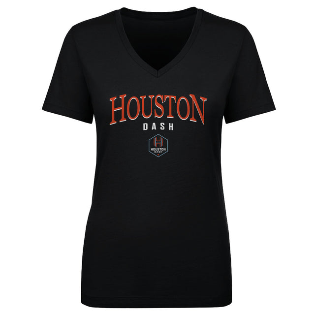 Houston Dash Women's V-Neck T-Shirt | 500 LEVEL