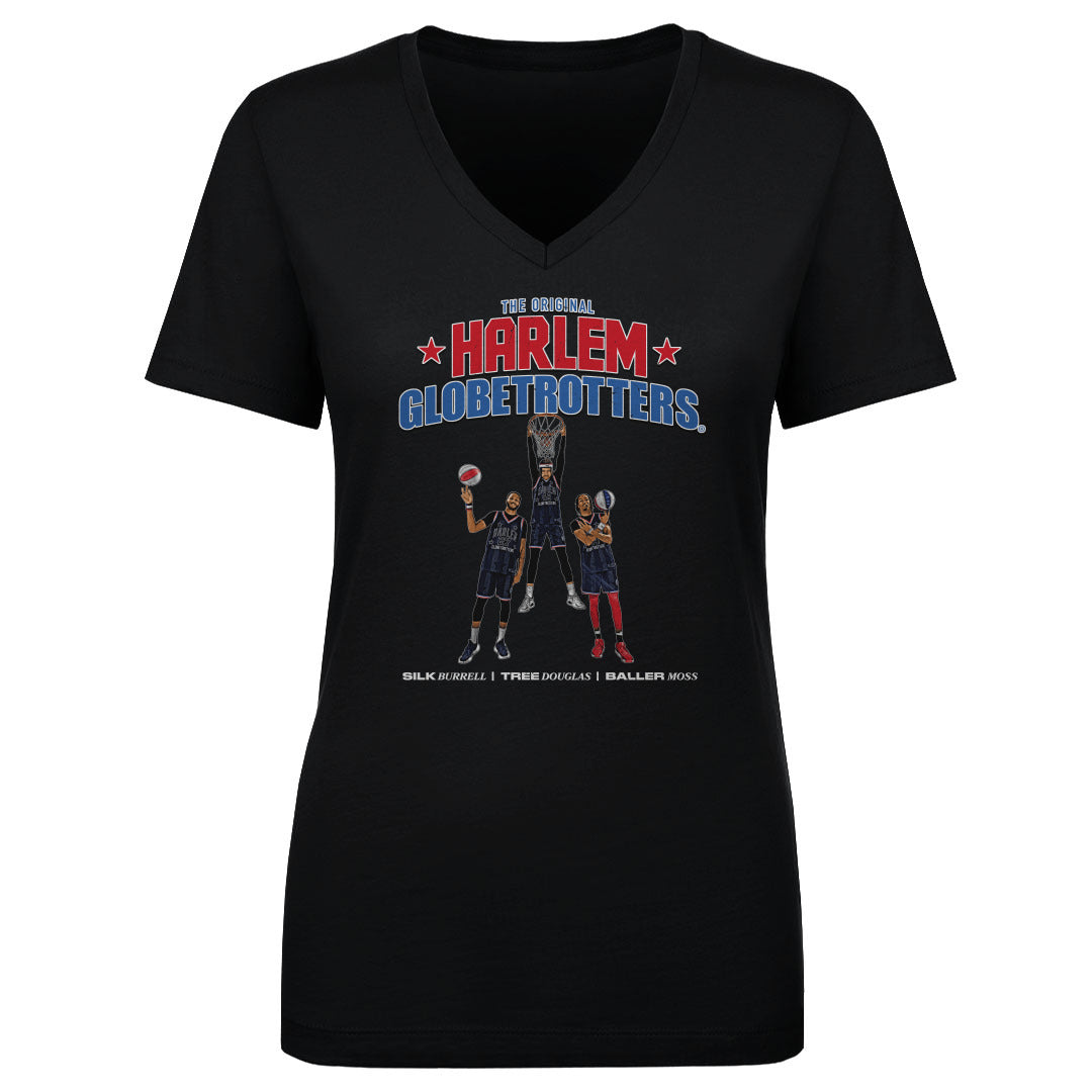 Harlem Globetrotters Women's V-Neck T-Shirt | 500 LEVEL