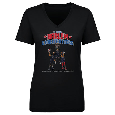 Harlem Globetrotters Women's V-Neck T-Shirt | 500 LEVEL