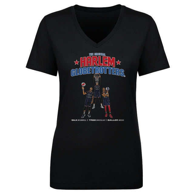 Harlem Globetrotters Women's V-Neck T-Shirt | 500 LEVEL