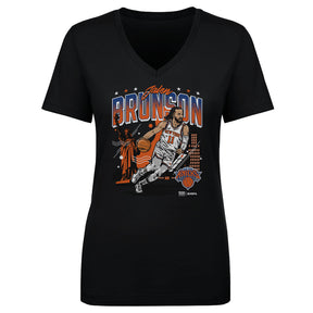 Jalen Brunson Women's V-Neck T-Shirt | 500 LEVEL