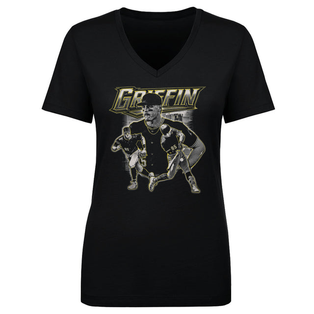 Konnor Griffin Women's V-Neck T-Shirt | 500 LEVEL