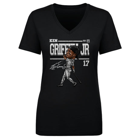 Ken Griffey Jr. Women's V-Neck T-Shirt | 500 LEVEL