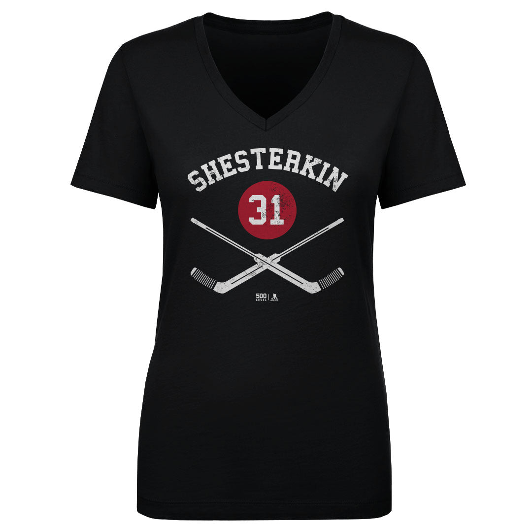 Igor Shesterkin Women's V-Neck T-Shirt | 500 LEVEL