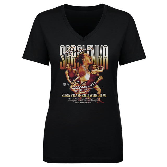 Aryna Sabalenka Women's V-Neck T-Shirt | 500 LEVEL