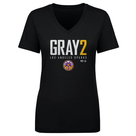 Chance Gray Women's V-Neck T-Shirt | 500 LEVEL