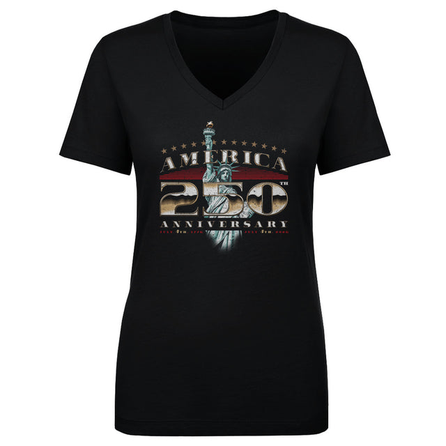 USA Women's V-Neck T-Shirt | 500 LEVEL