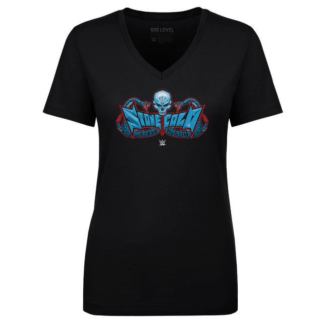 Stone Cold Steve Austin Women's V-Neck T-Shirt | 500 LEVEL