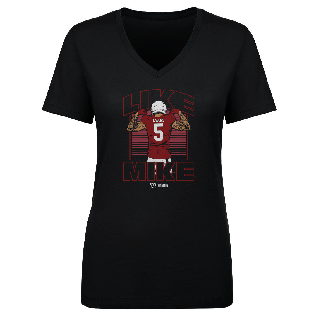 Mike Evans Women's V-Neck T-Shirt | 500 LEVEL