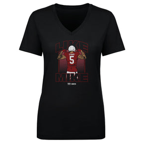 Mike Evans Women's V-Neck T-Shirt | 500 LEVEL