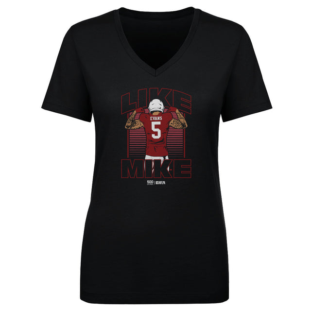 Mike Evans Women's V-Neck T-Shirt | 500 LEVEL
