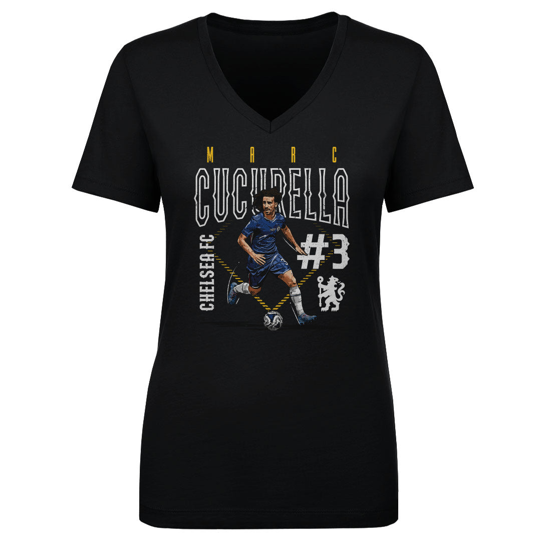 Marc Cucurella Women's V-Neck T-Shirt | 500 LEVEL