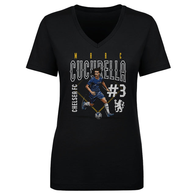 Marc Cucurella Women's V-Neck T-Shirt | 500 LEVEL