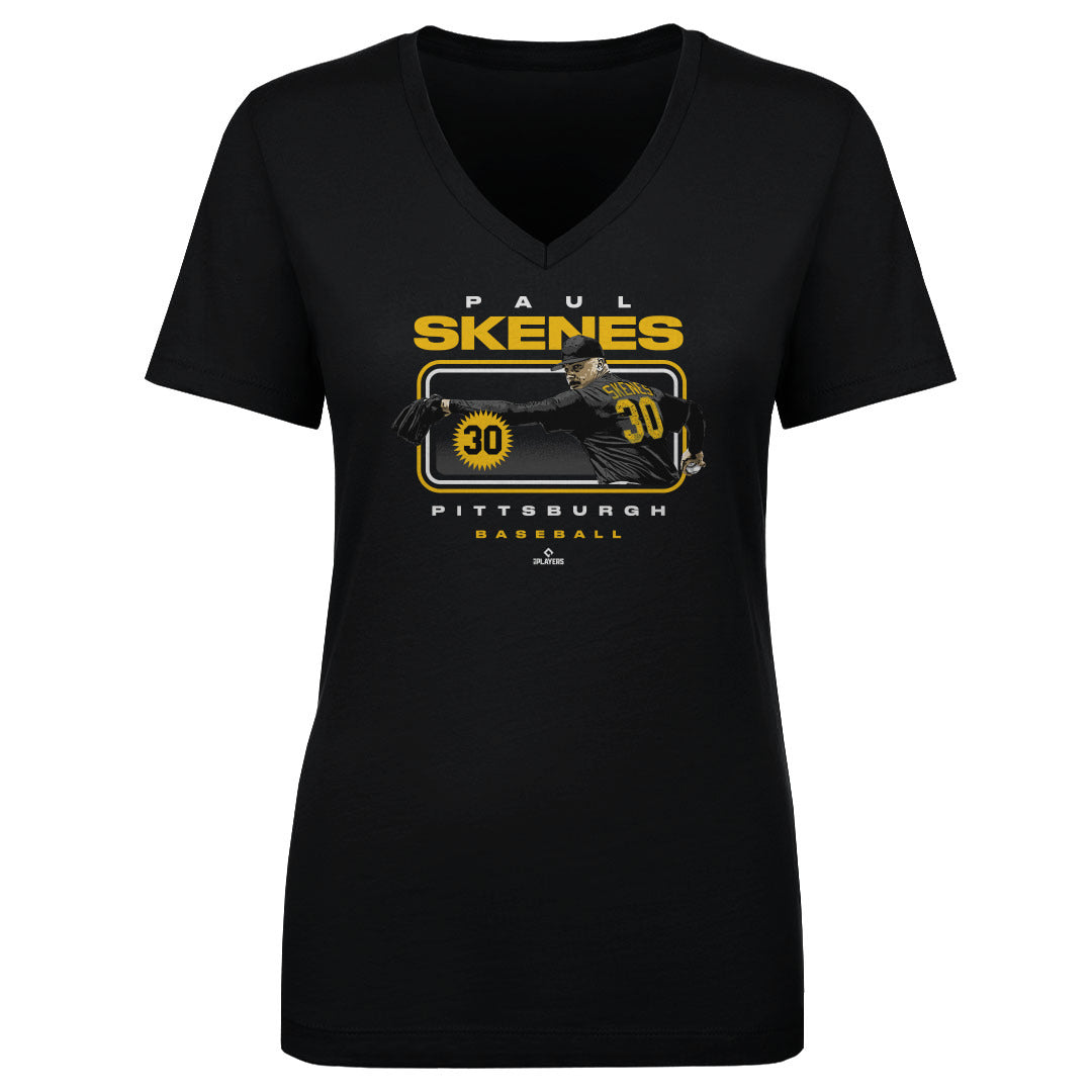 Paul Skenes Women's V-Neck T-Shirt | 500 LEVEL