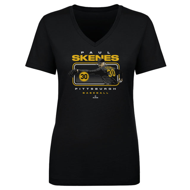 Paul Skenes Women's V-Neck T-Shirt | 500 LEVEL