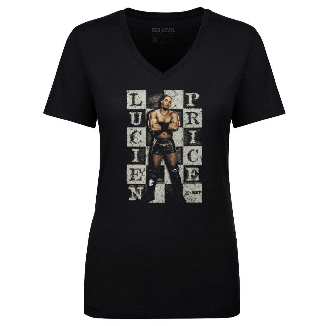 Lucien Price Women's V-Neck T-Shirt | 500 LEVEL