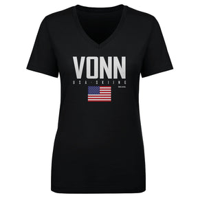 Lindsey Vonn Women's V-Neck T-Shirt | 500 LEVEL