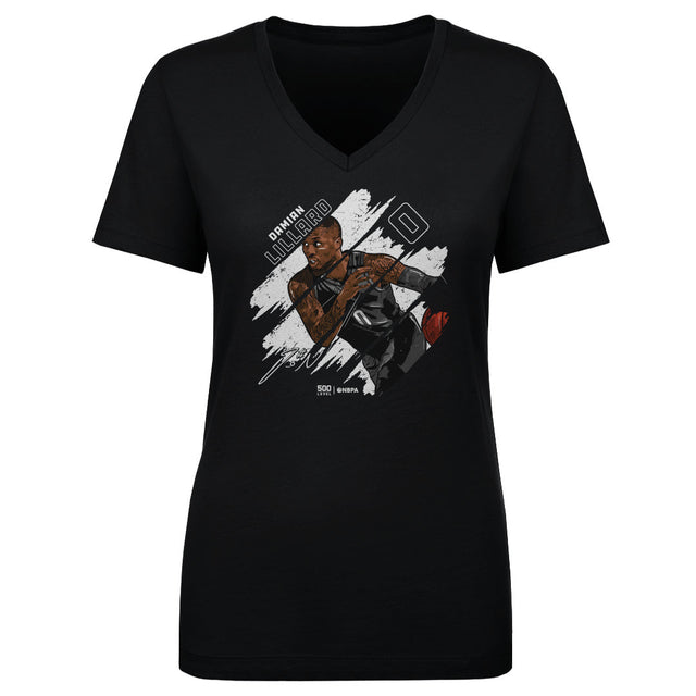 Damian Lillard Women's V-Neck T-Shirt | 500 LEVEL
