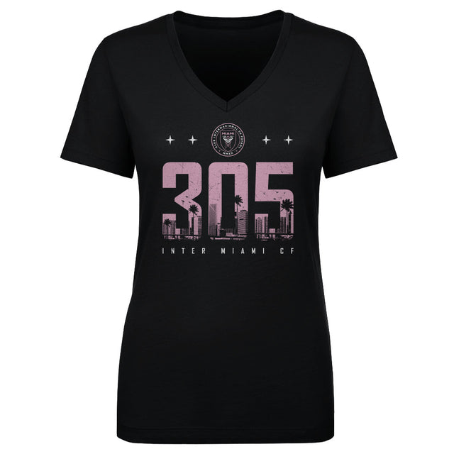 Inter Miami CF Women's V-Neck T-Shirt | 500 LEVEL