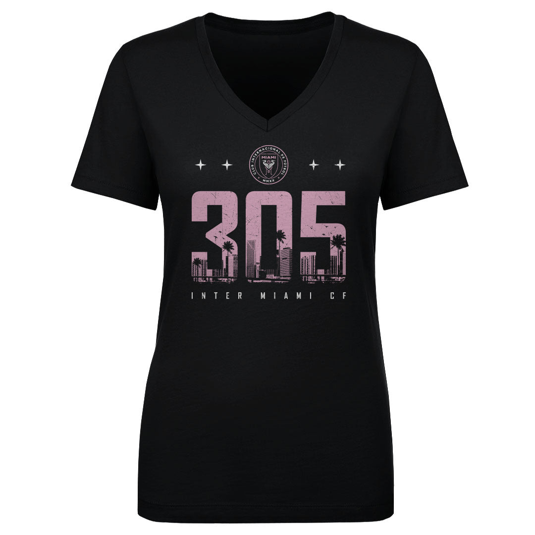Inter Miami CF Women&#39;s V-Neck T-Shirt | 500 LEVEL