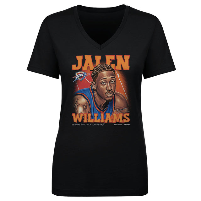 Jalen Williams Women's V-Neck T-Shirt | 500 LEVEL