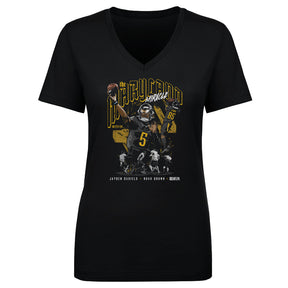 Jayden Daniels Women's V-Neck T-Shirt | 500 LEVEL
