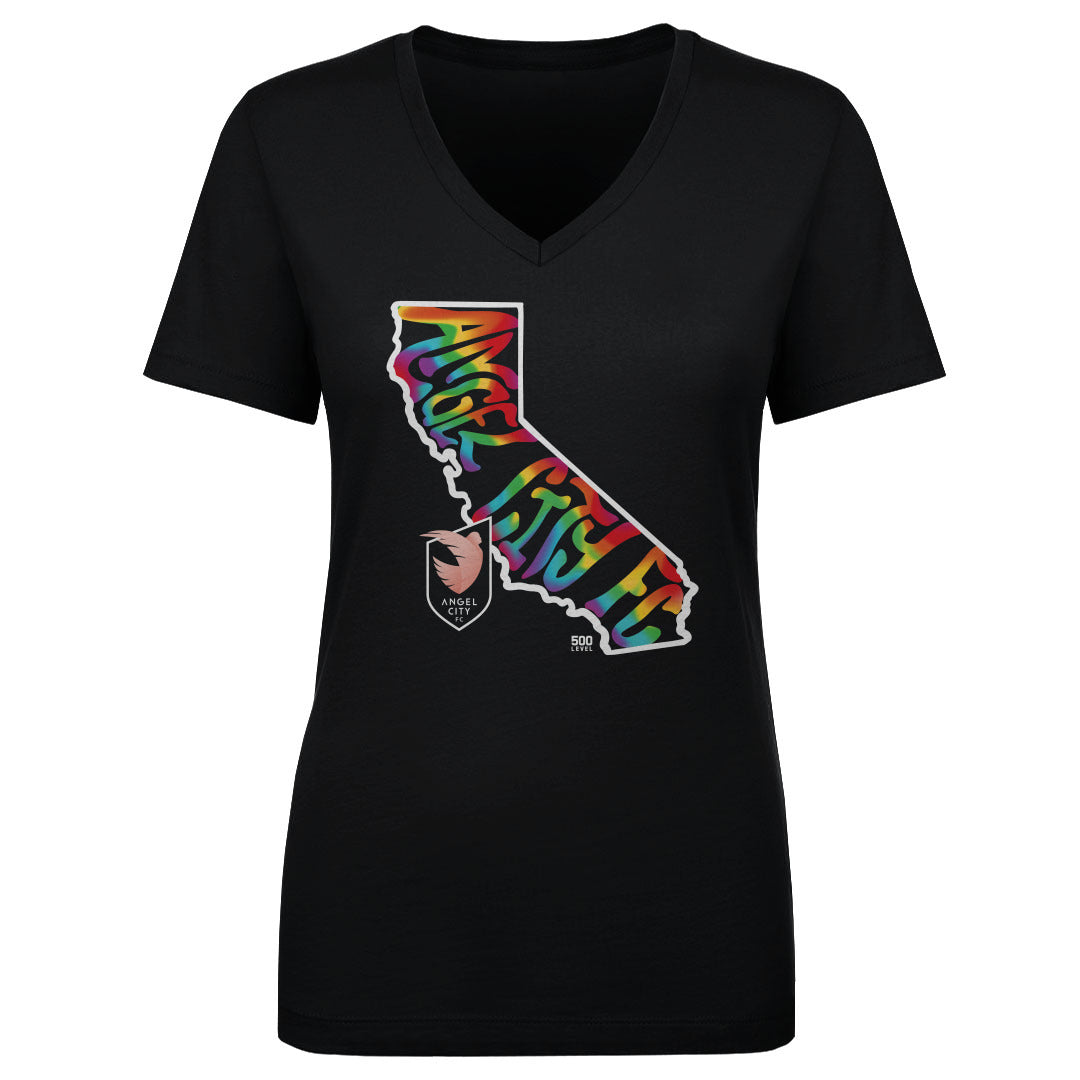 Angel City FC Women's V-Neck T-Shirt | 500 LEVEL