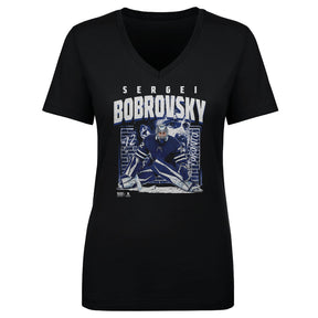 Sergei Bobrovsky Women's V-Neck T-Shirt | 500 LEVEL