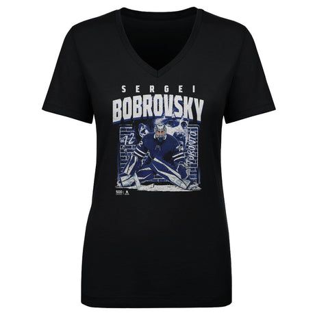 Sergei Bobrovsky Women's V-Neck T-Shirt | 500 LEVEL