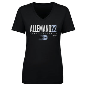Julie Allemand Women's V-Neck T-Shirt | 500 LEVEL
