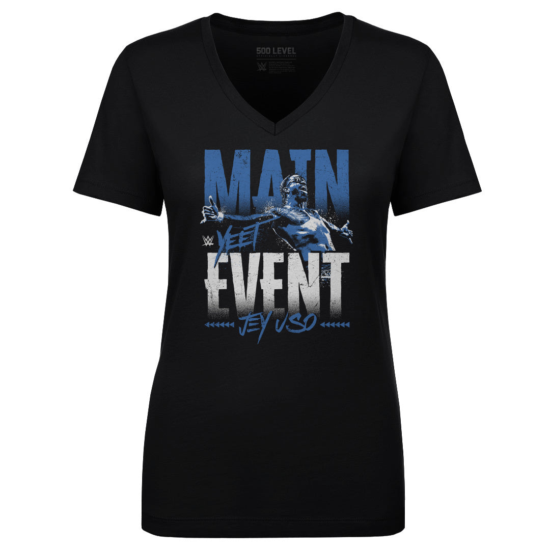 Jey Uso Women's V-Neck T-Shirt | 500 LEVEL