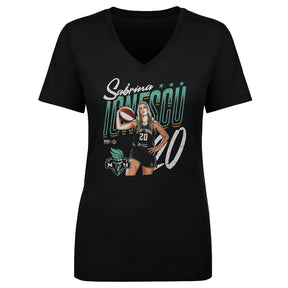 Sabrina Ionescu Women's V-Neck T-Shirt | 500 LEVEL