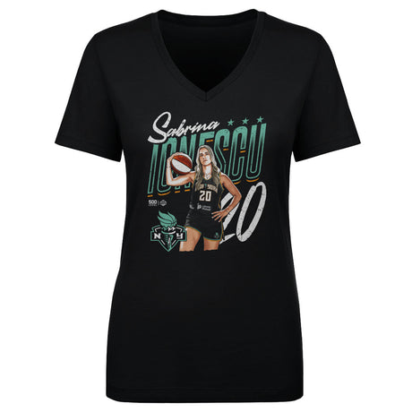 Sabrina Ionescu Women's V-Neck T-Shirt | 500 LEVEL